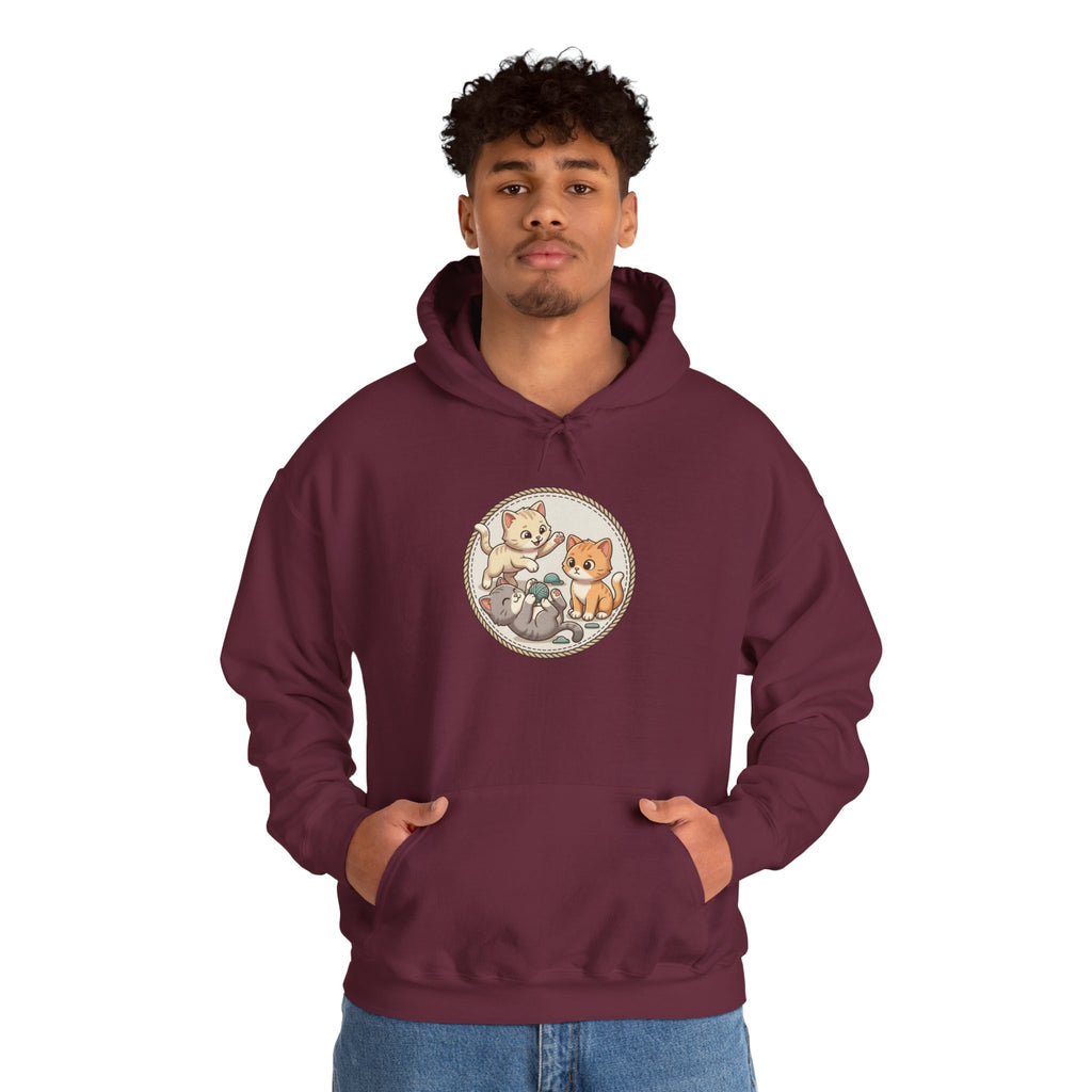 Cute Kittens Hoodie — Adorable Cat Trio