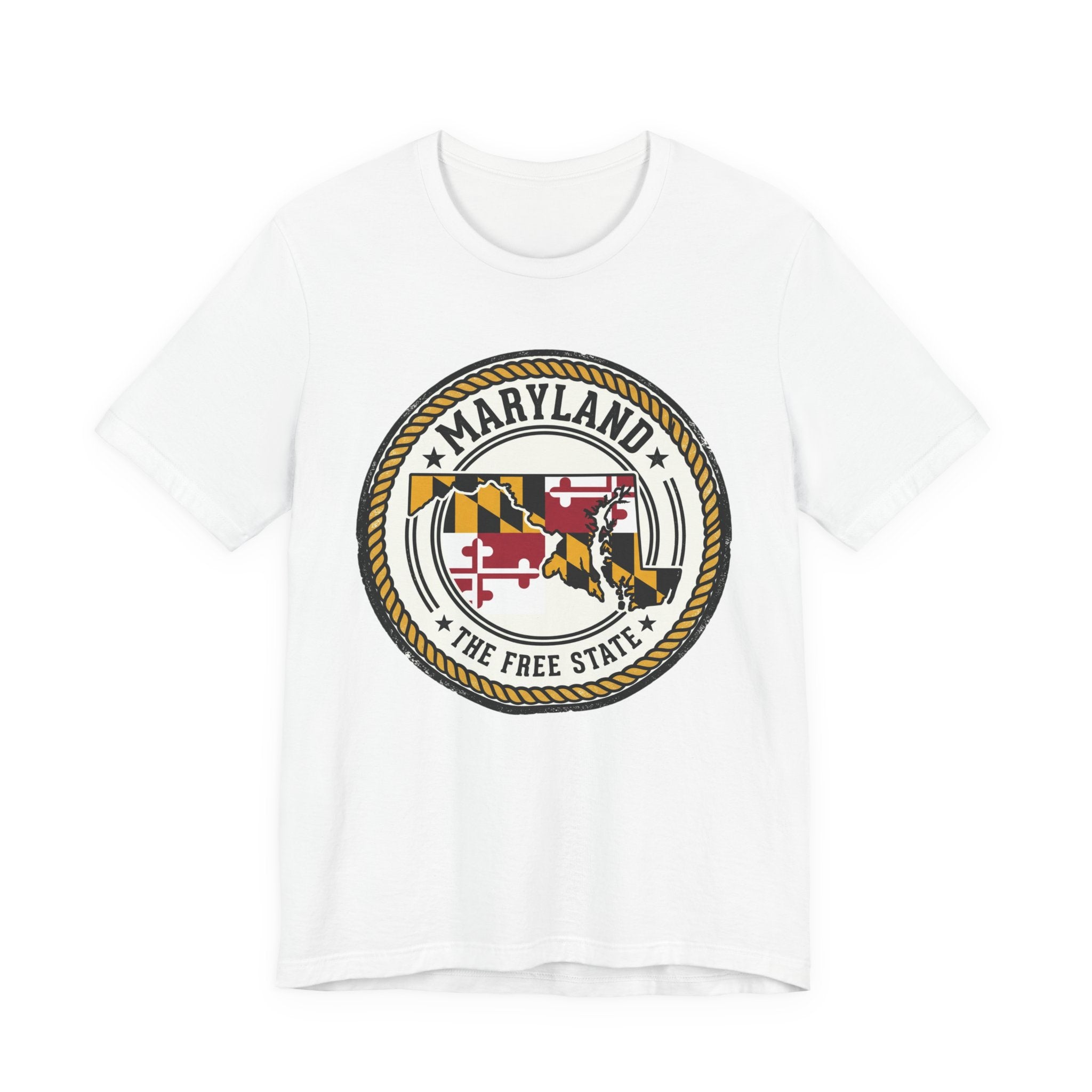 Maryland State Seal T-Shirt – The Free State Flag Emblem Tee