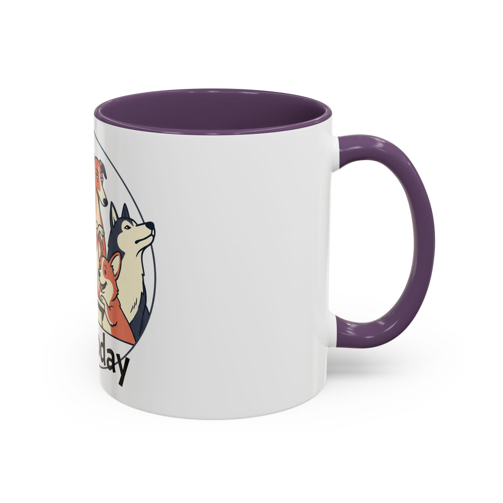 Accent Mug — 'Not Today' Dog Pack Coffee Mug (11/15oz)