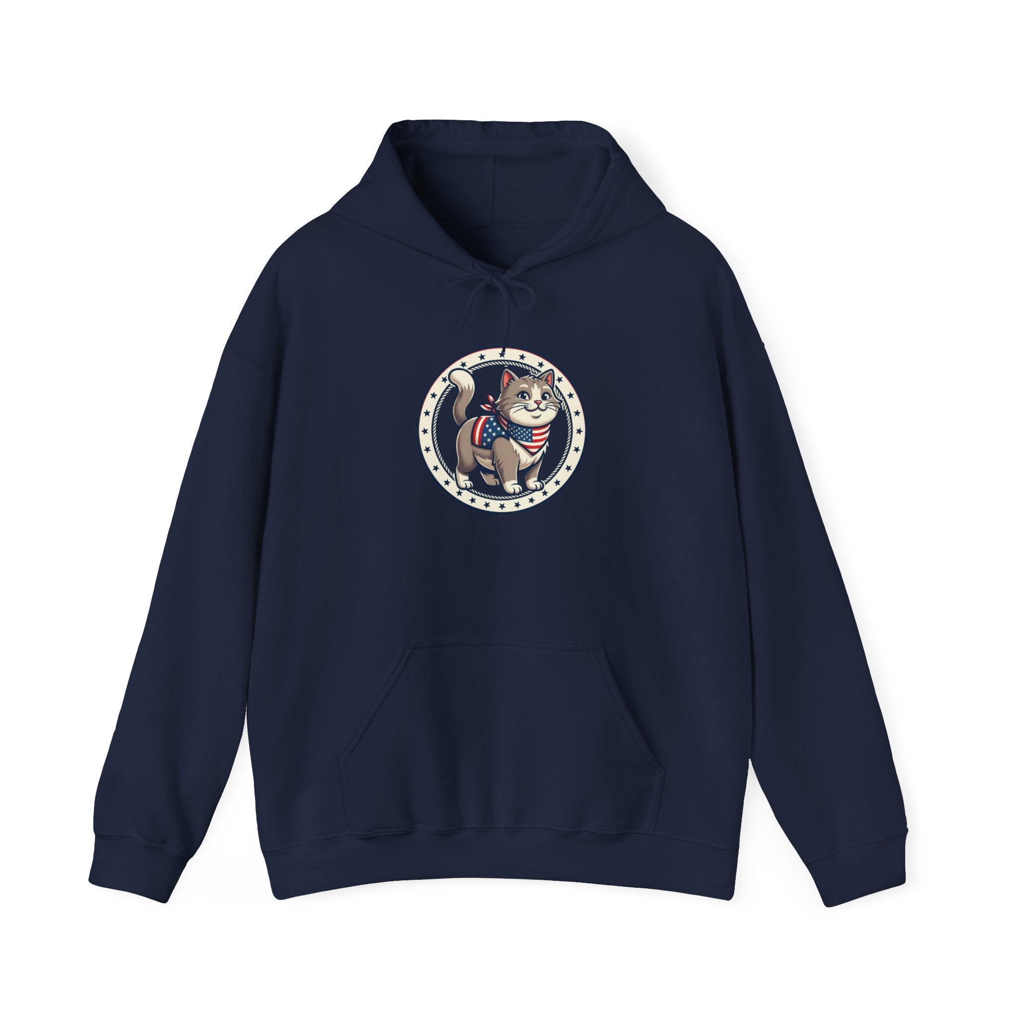 Patriotic Cat Hoodie
