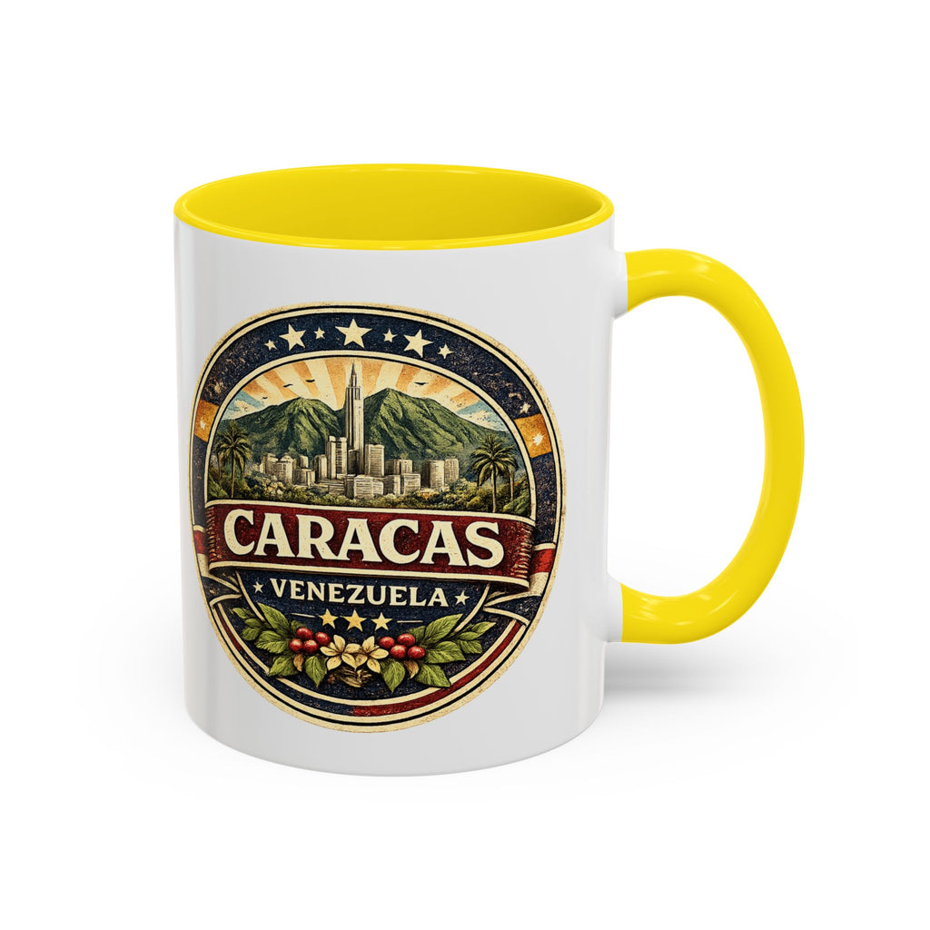Caracas Venezuela Vintage Travel Accent Coffee Mug