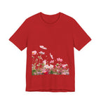 Floral Meadow Tee – Pink Wildflower Field Graphic T-Shirt