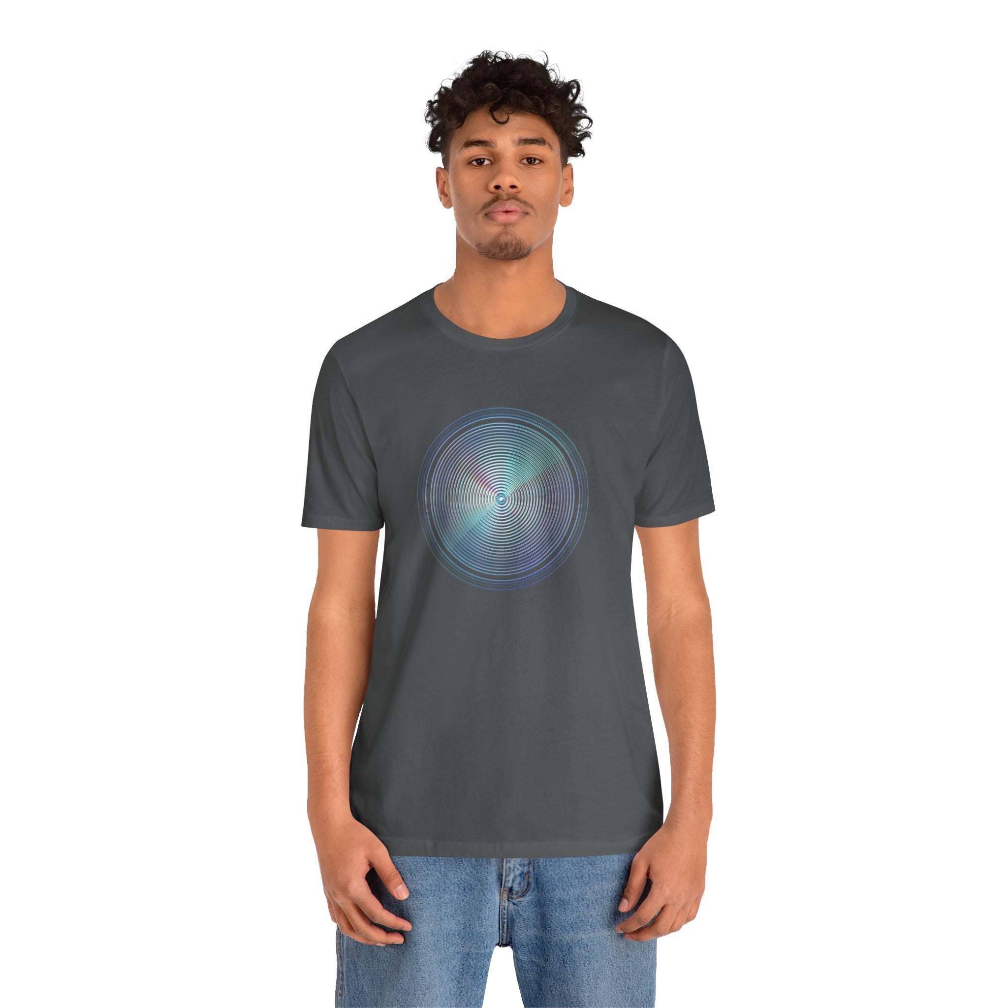 Hypnotic Holo Spiral T‑Shirt