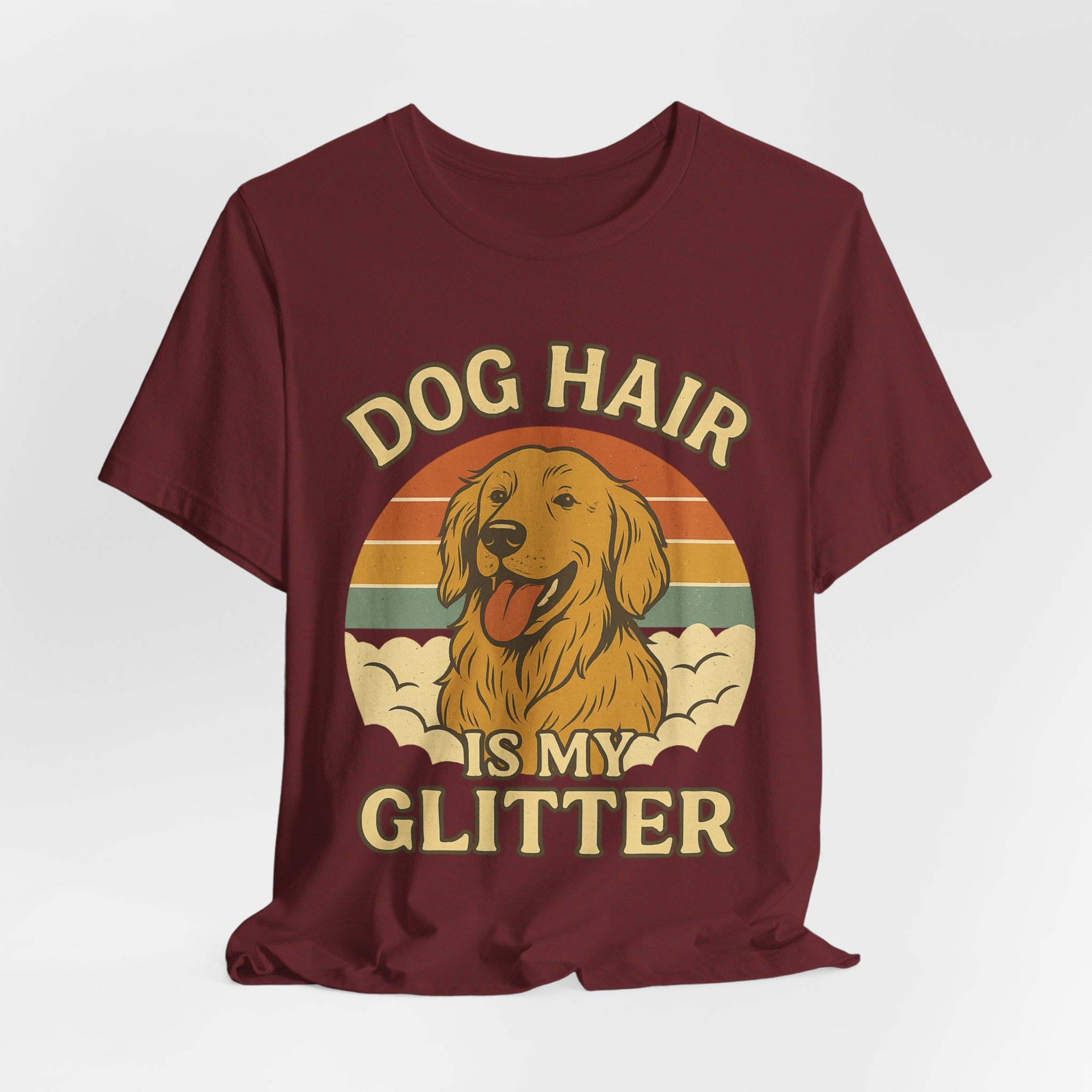 "Dog Hair Is My Glitter" – Golden Shedding Tee