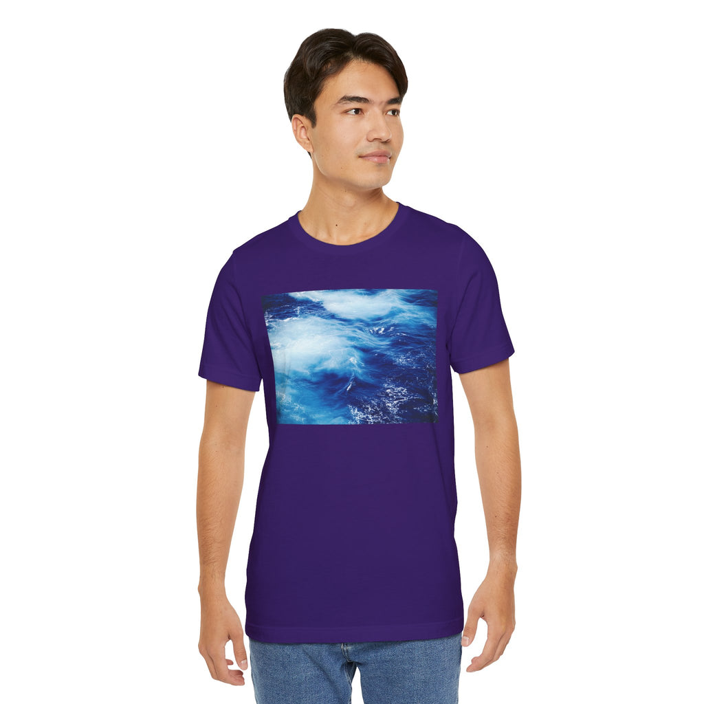 Ocean Waves  Tee — Blue Water Photography T-Shirt