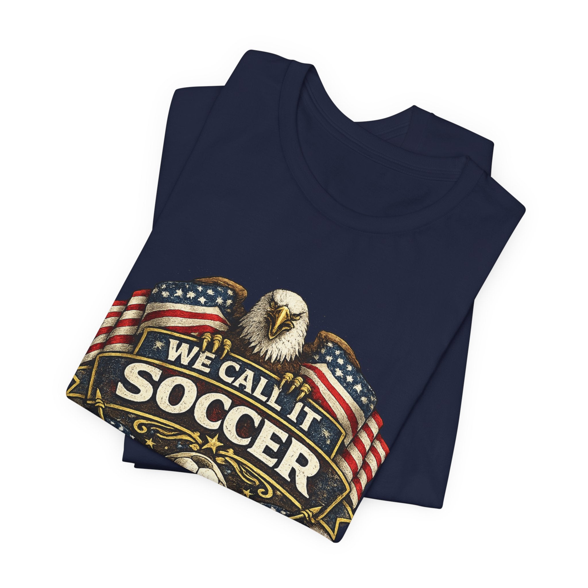 We Call It Soccer USA T-Shirt – Patriotic Eagle Soccer Tee