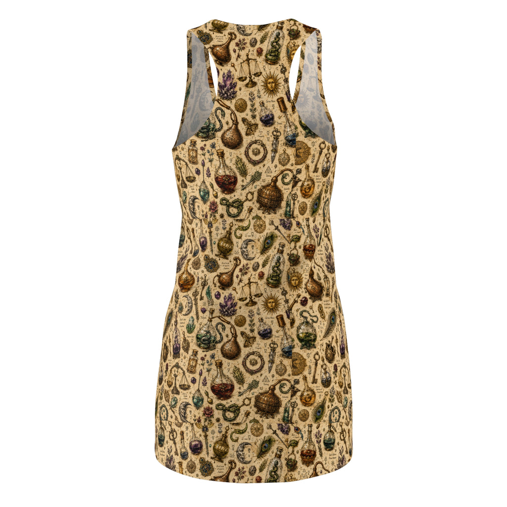 Racerback Dress — The Alchemist's Cabinet Print