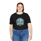 Miami Beach Vintage Logo Tee — Miami Skyline Sunset T‑Shirt