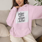 Classic Hoodie with Centered Design – 'Place Your Design Here'