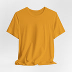 Nature Sunset Mountain Back Design T-Shirt — Scenic River & Pine Forest Graphic Tee