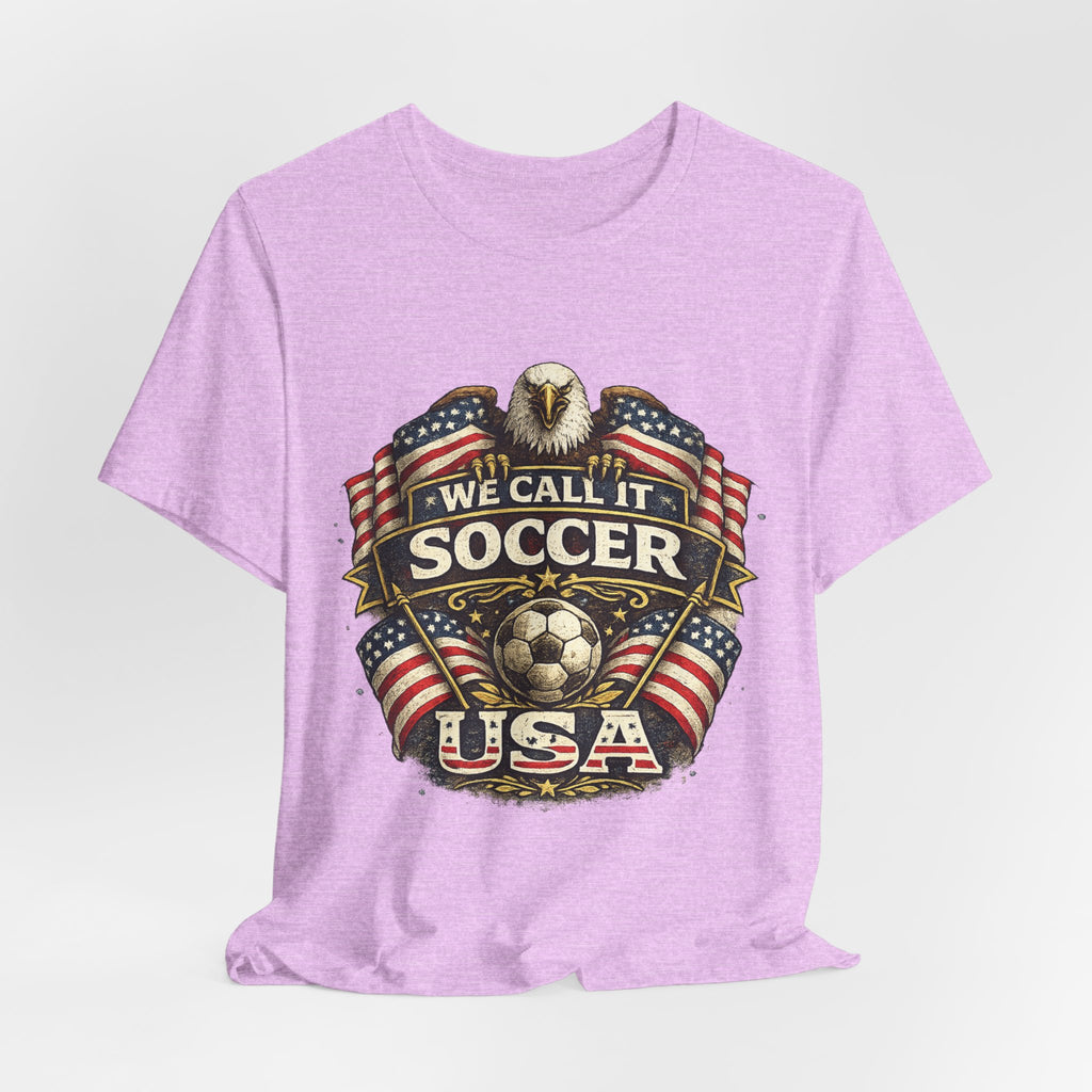 We Call It Soccer USA T-Shirt – Patriotic Eagle Soccer Tee