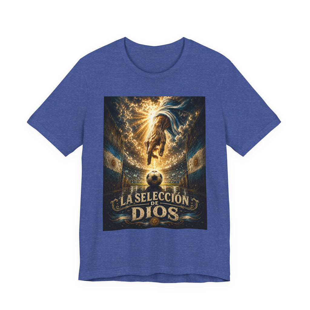 Soccer Faith T-Shirt — "La Selección de Dios" Graphic Tee
