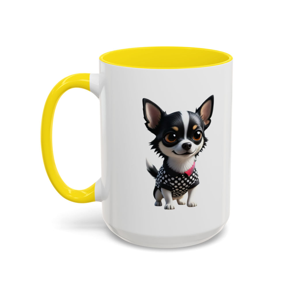 Chihuahua Dog Accent Coffee Mug – Cute Tiny Pup 11/15oz