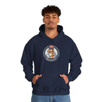 Patriotic Cat Hoodie — "Ready for the Stars" Graphic Pullover