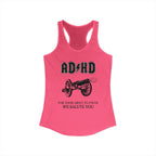 ADHD AC/DC Tank — "For Those About to Focus We Salute You" Graphic T-Shirt