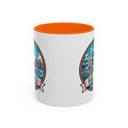 Miami Vintage Travel Accent Coffee Mug – 'Miami' Scenic Beach & Skyline Design (11/15oz)