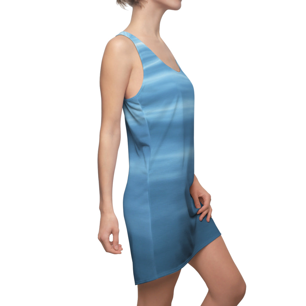 Blue Ocean Ombre Racerback Dress — Women's Beach Sundress