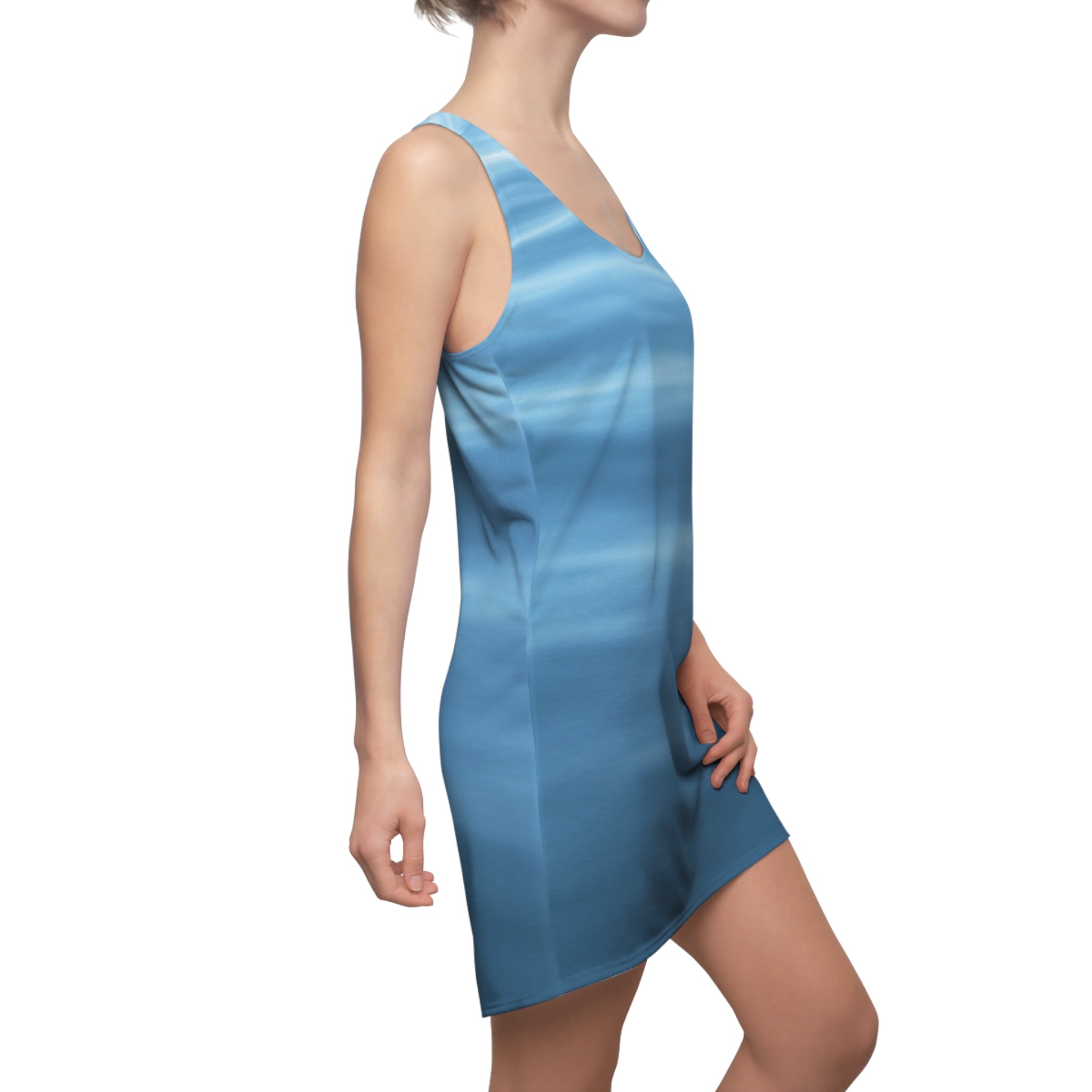 Blue Ocean Ombre Racerback Dress — Women's Beach Sundress