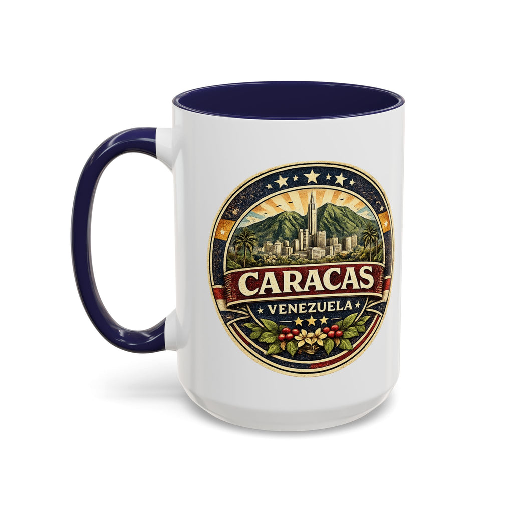 Caracas Venezuela Vintage Travel Accent Coffee Mug