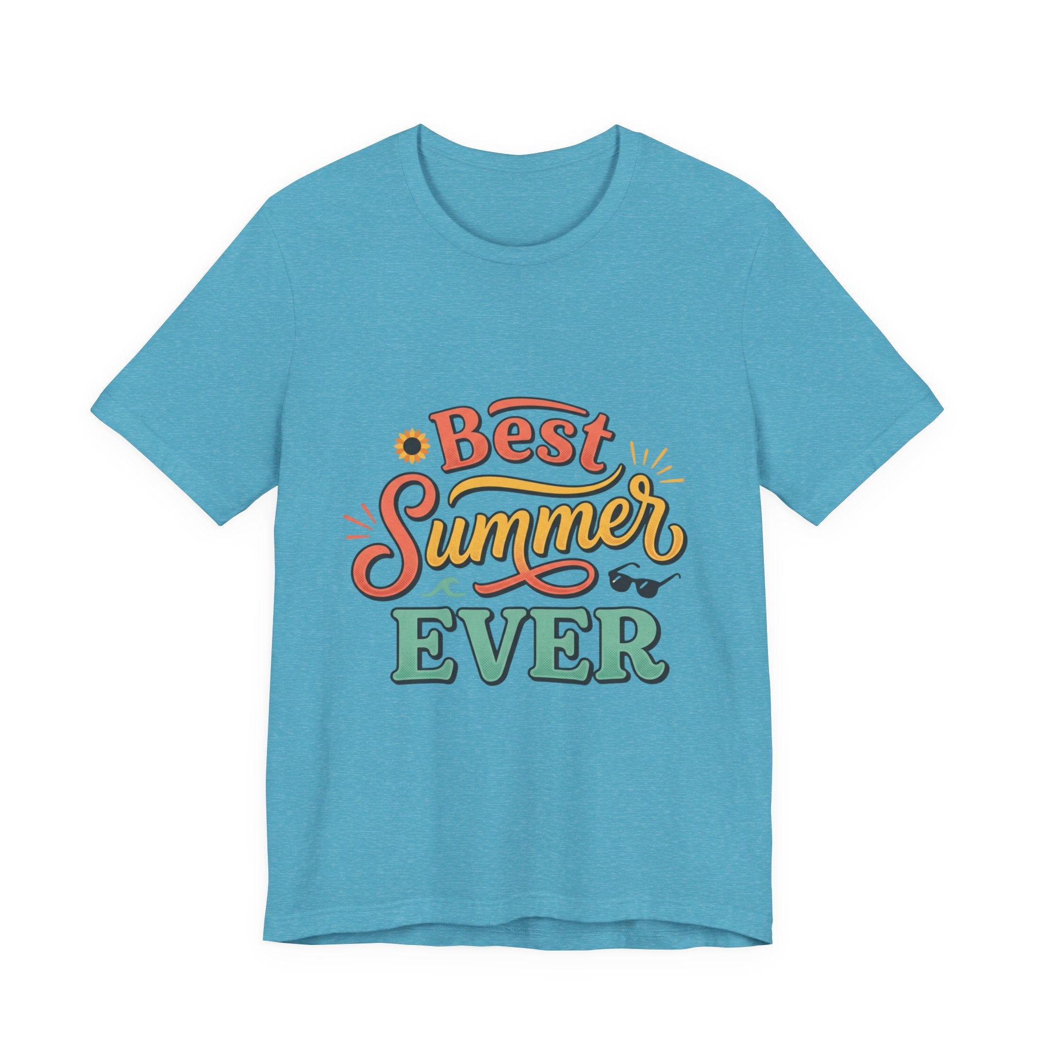 Best Summer Ever T-Shirt — Retro Colorful Vacation Tee