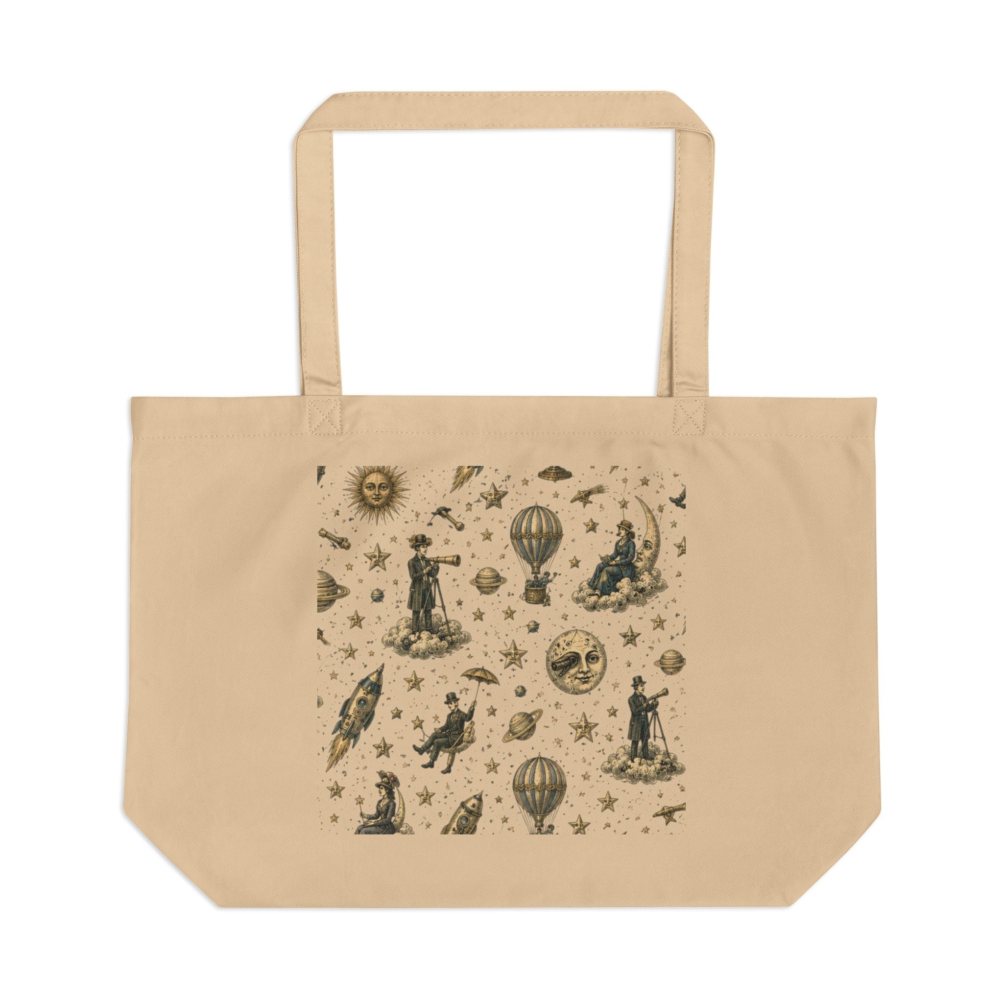 Octopus Garden Eco Tote Bag — Vintage Sea Creature Canvas Market Tote