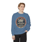 250th 4th of July Anniversary Sweatshirt — Patriotic Independence Day Crewneck