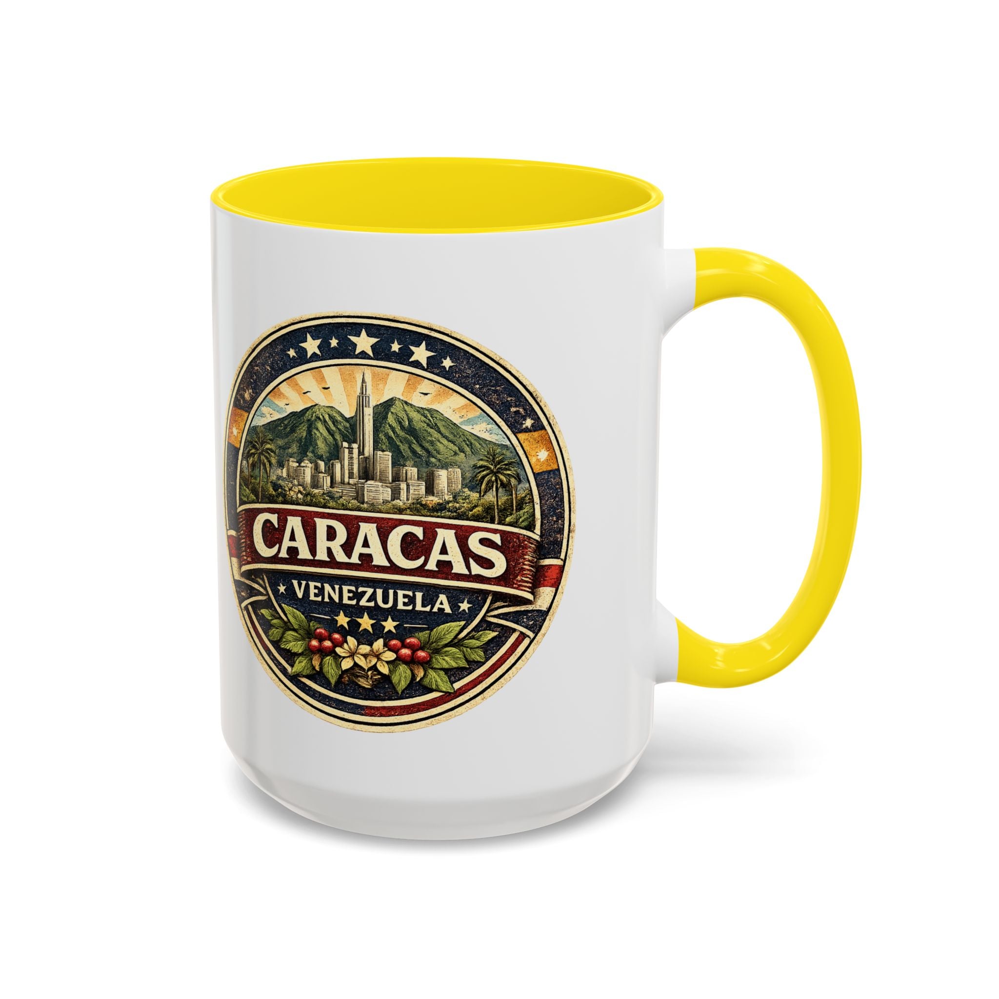 Caracas Venezuela Vintage Travel Accent Coffee Mug