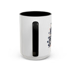 America Flag Accent Coffee Mug - Patriotic 11/15oz Tea Cup