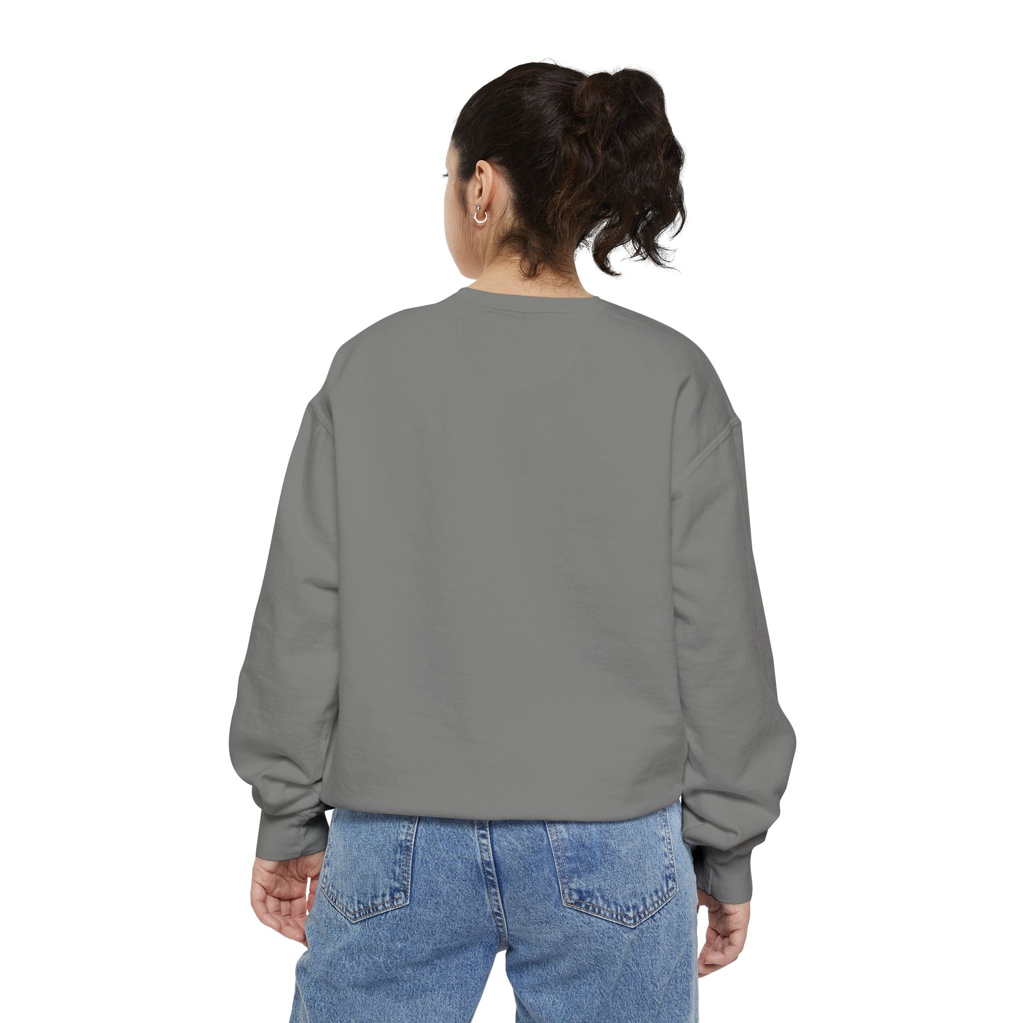 Floral Meadow Sweatshirt — Pink Cosmos Garden Crewneck