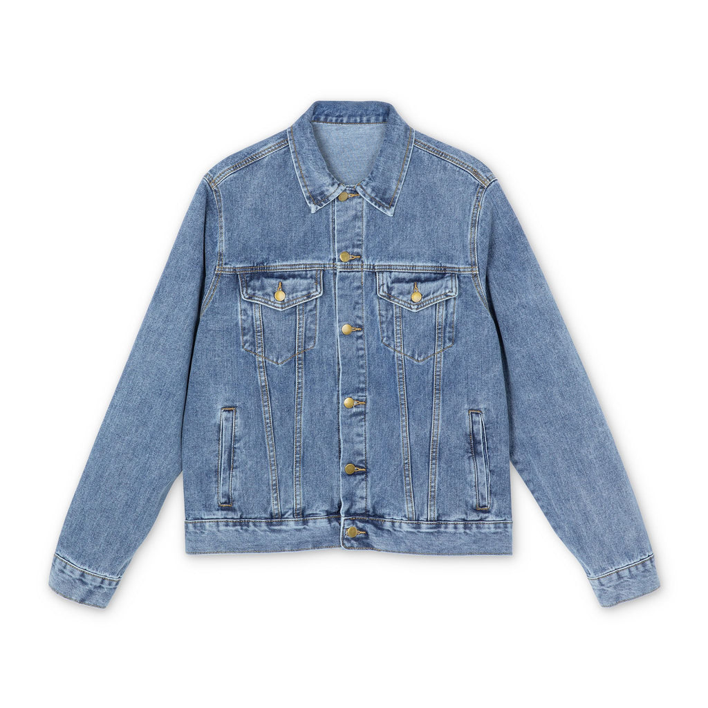 Denim Jacket - 'Murica Patriotic Eagle Sunglasses Back Patch