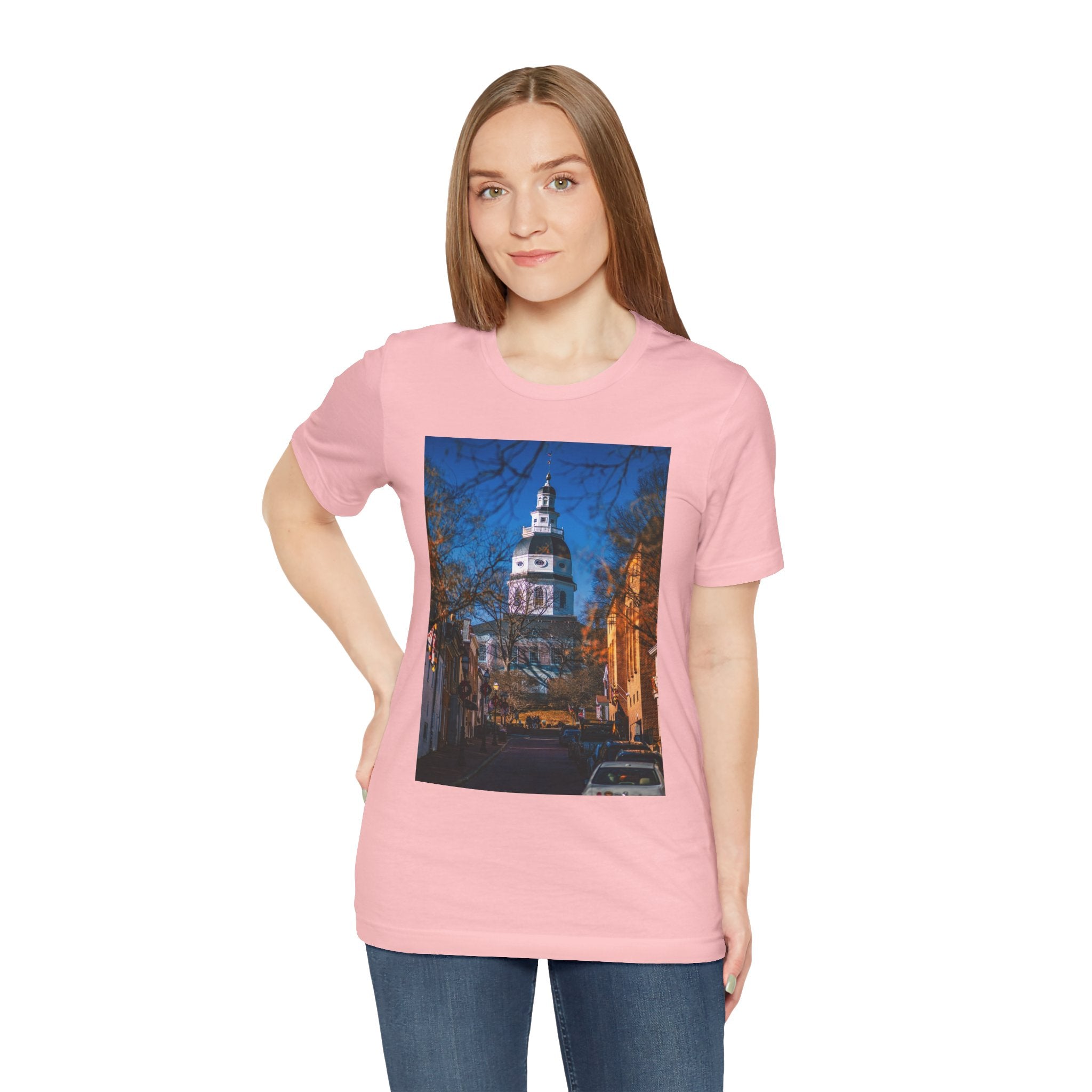 Maryland State House Street Photo Tee