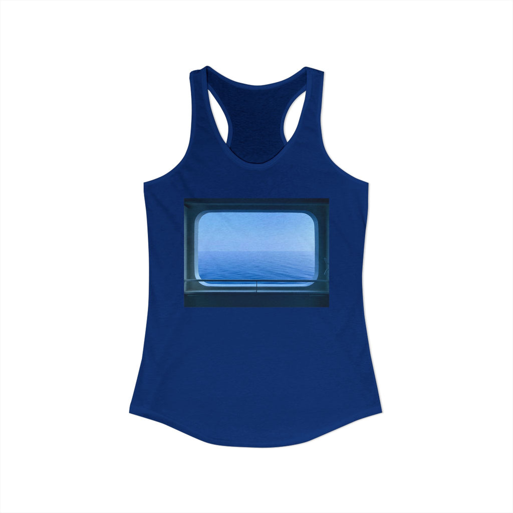 Women's Ideal Racerback Tank - Summer Ocean View
