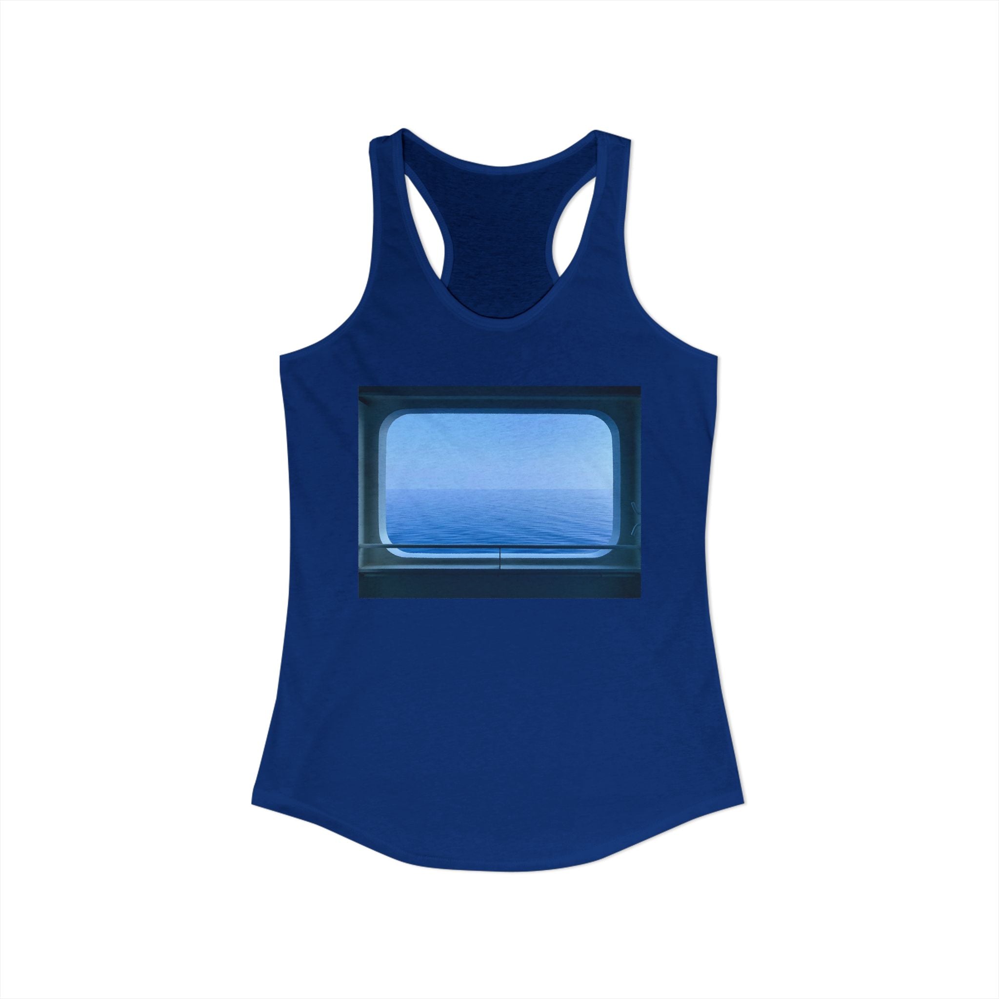 Women's Ideal Racerback Tank - Summer Ocean View