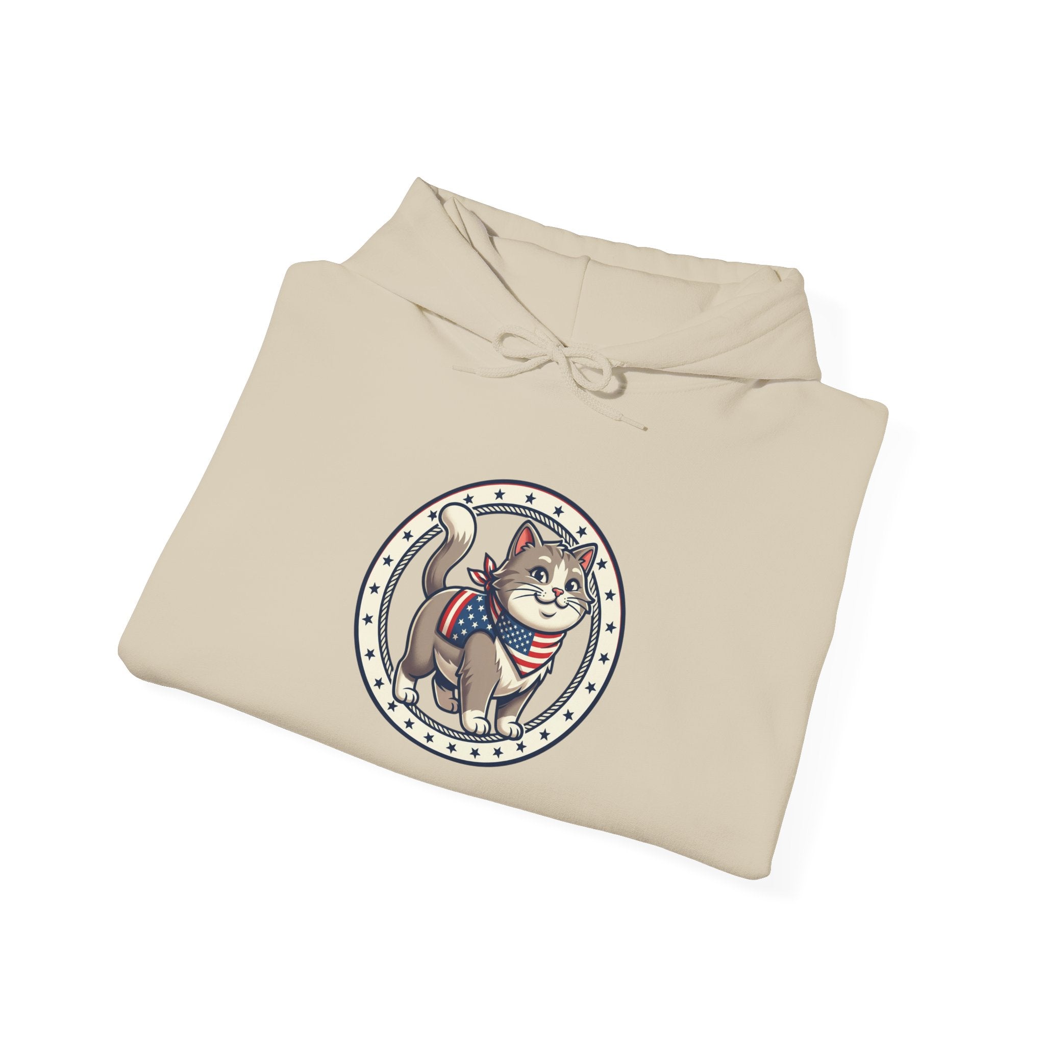 Patriotic Cat Hoodie