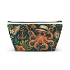 Nautical Octopus Accessory Pouch — Tropical Beach Cosmetic Bag