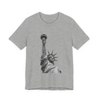 Statue of Liberty Graphic Tee — Black & White NYC Landmark T-Shirt