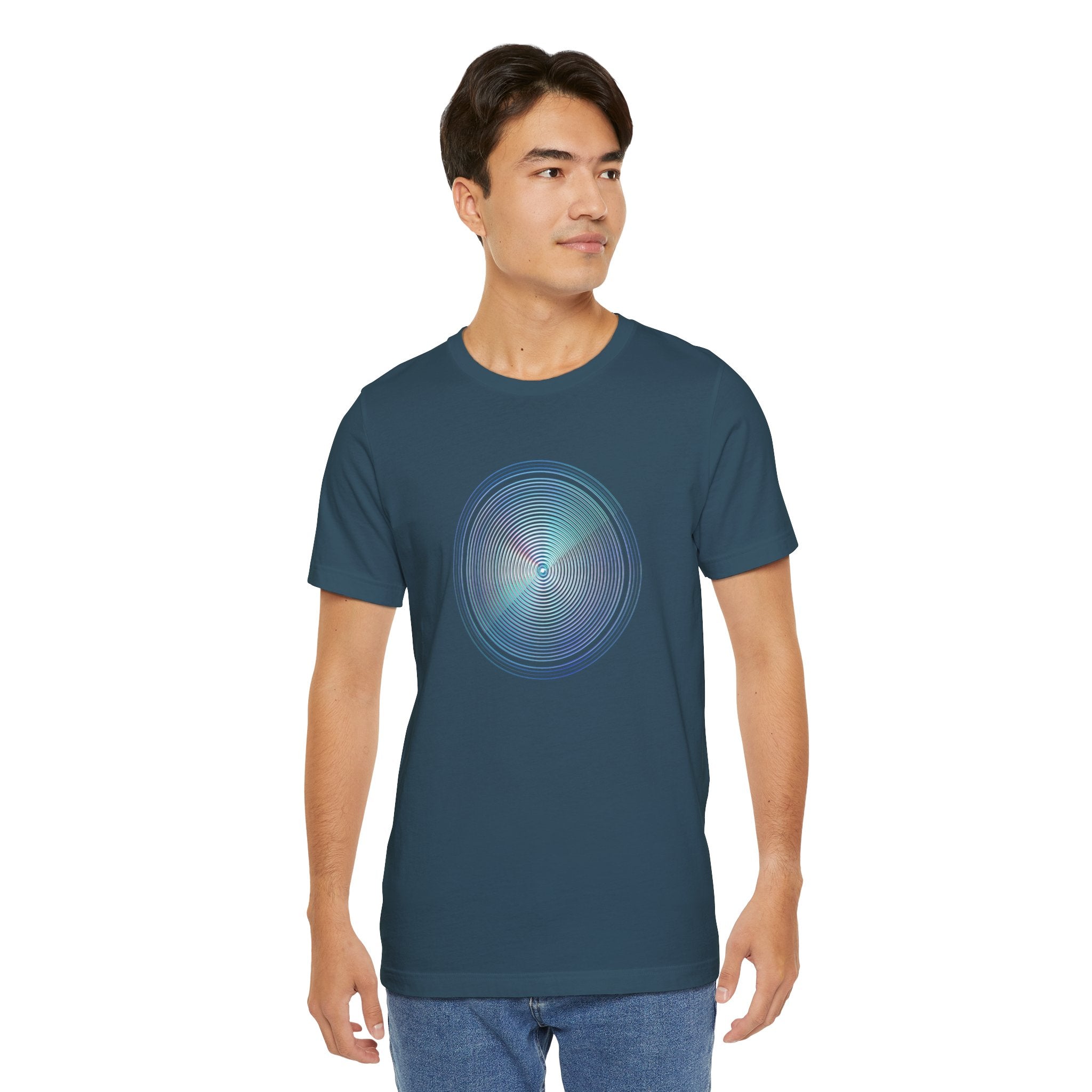 Hypnotic Holo Spiral T‑Shirt