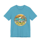 Amalfi Coast Vintage Travel Tee — Scenic Lemon & Vespa Graphic