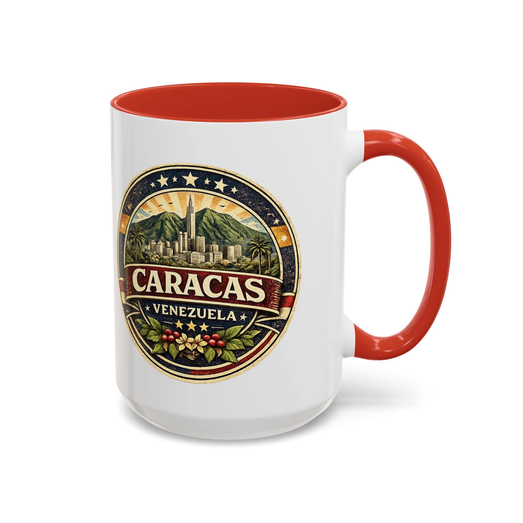 Caracas Venezuela Vintage Travel Accent Coffee Mug
