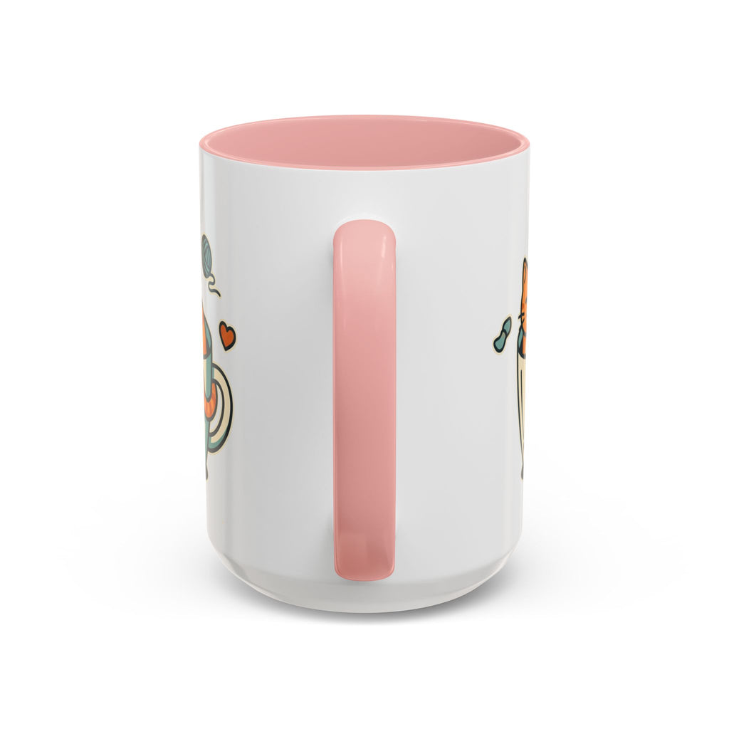 Cat in Cup Coffee Mug — Cute Cat Lover Accent Mug (11/15oz)