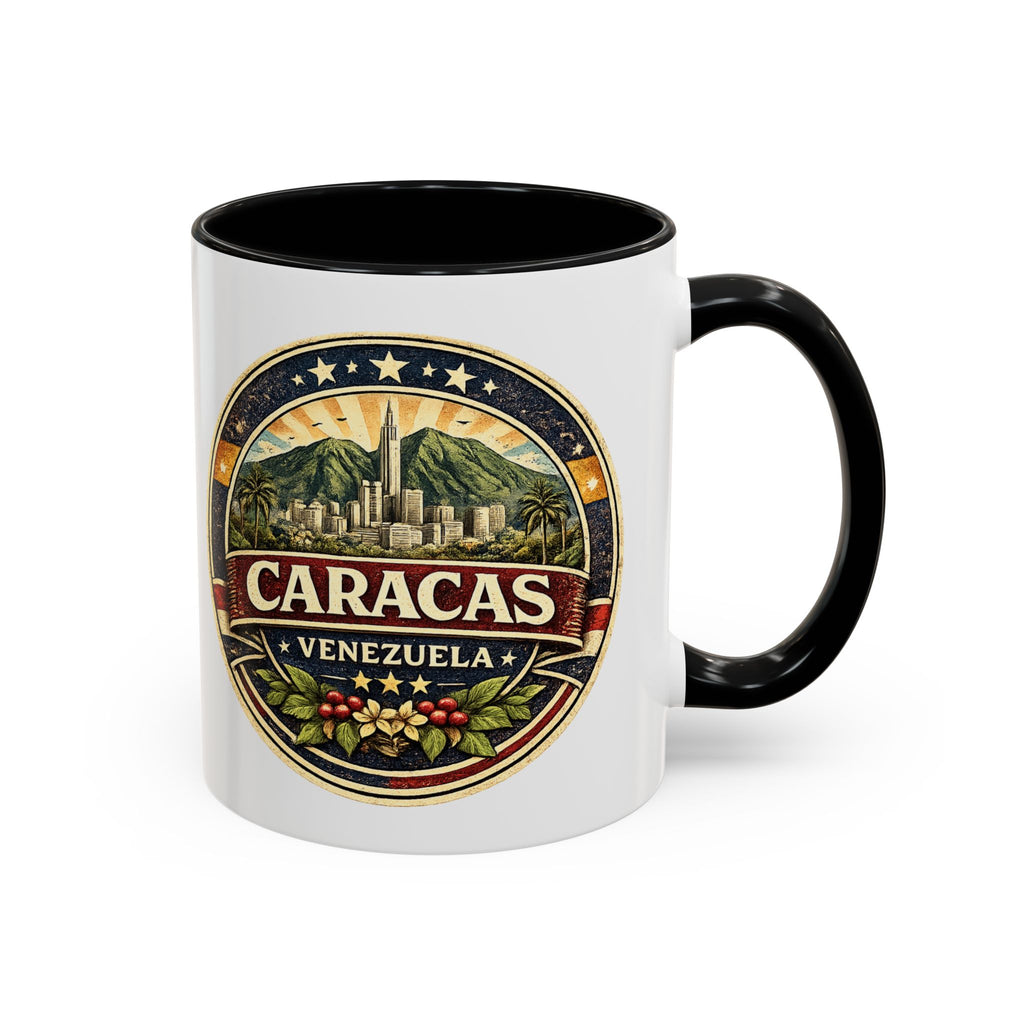 Caracas Venezuela Vintage Travel Accent Coffee Mug