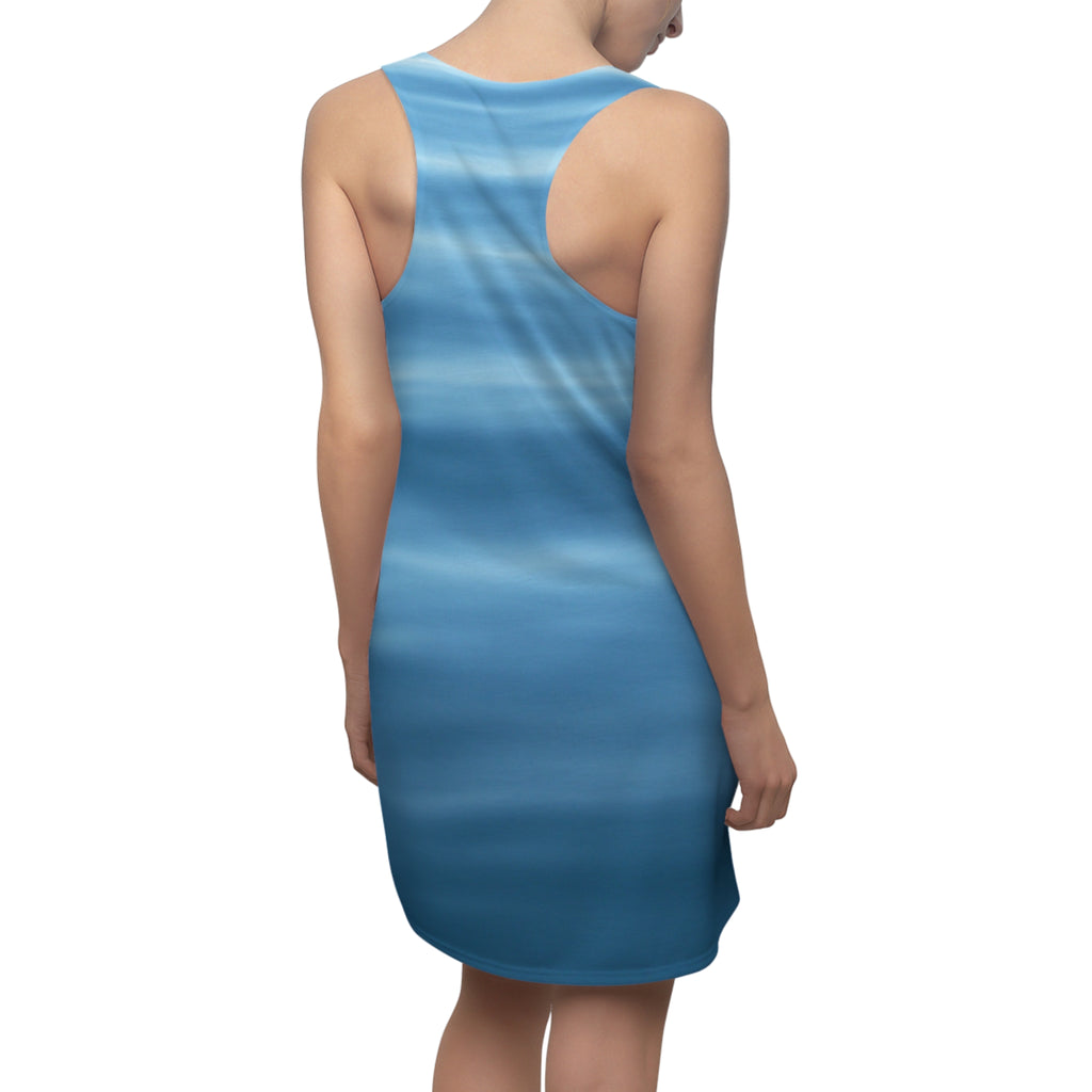 Blue Ocean Ombre Racerback Dress — Women's Beach Sundress