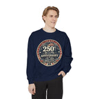 250th 4th of July Anniversary Sweatshirt — Patriotic Independence Day Crewneck