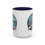 Miami Vintage Travel Accent Coffee Mug – 'Miami' Scenic Beach & Skyline Design (11/15oz)
