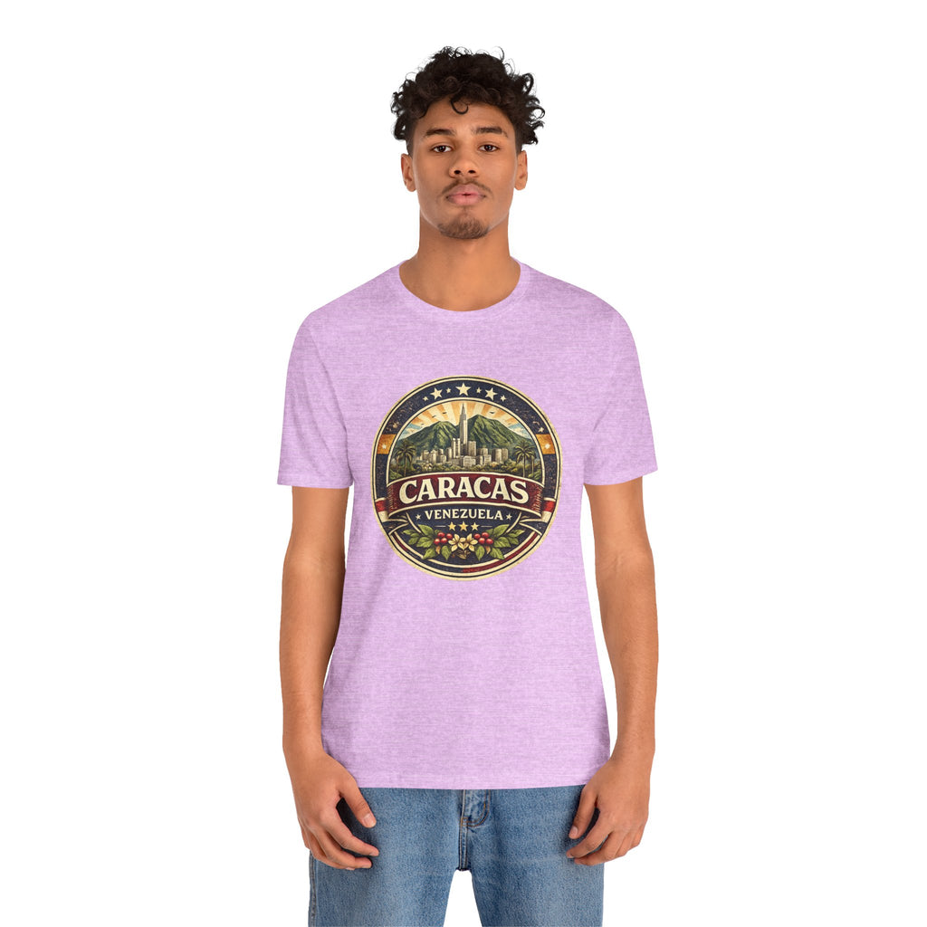Caracas Venezuela Vintage Travel Tee — Retro City Badge T-Shirt