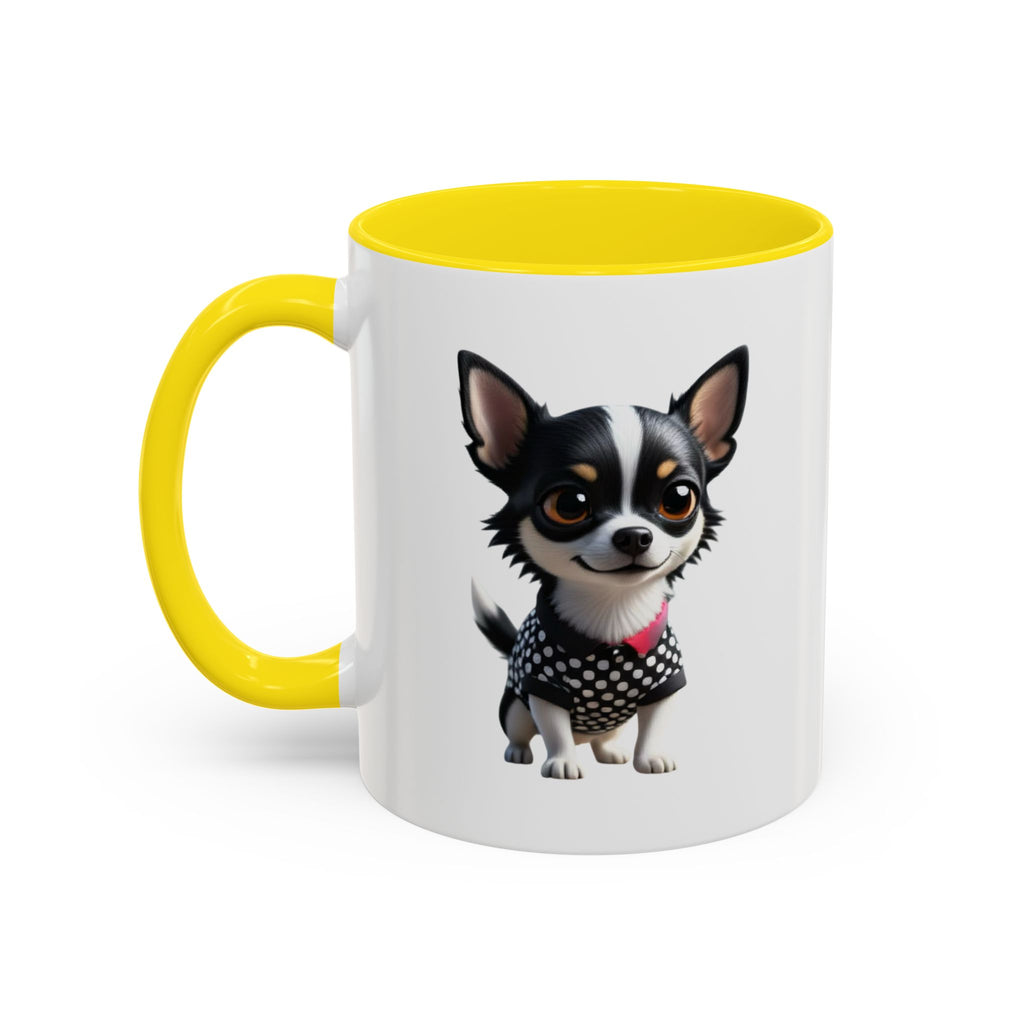 Chihuahua Dog Accent Coffee Mug – Cute Tiny Pup 11/15oz
