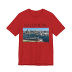 Baltimore Skyline Photo Tee — Inner Harbor Cityscape T-Shirt
