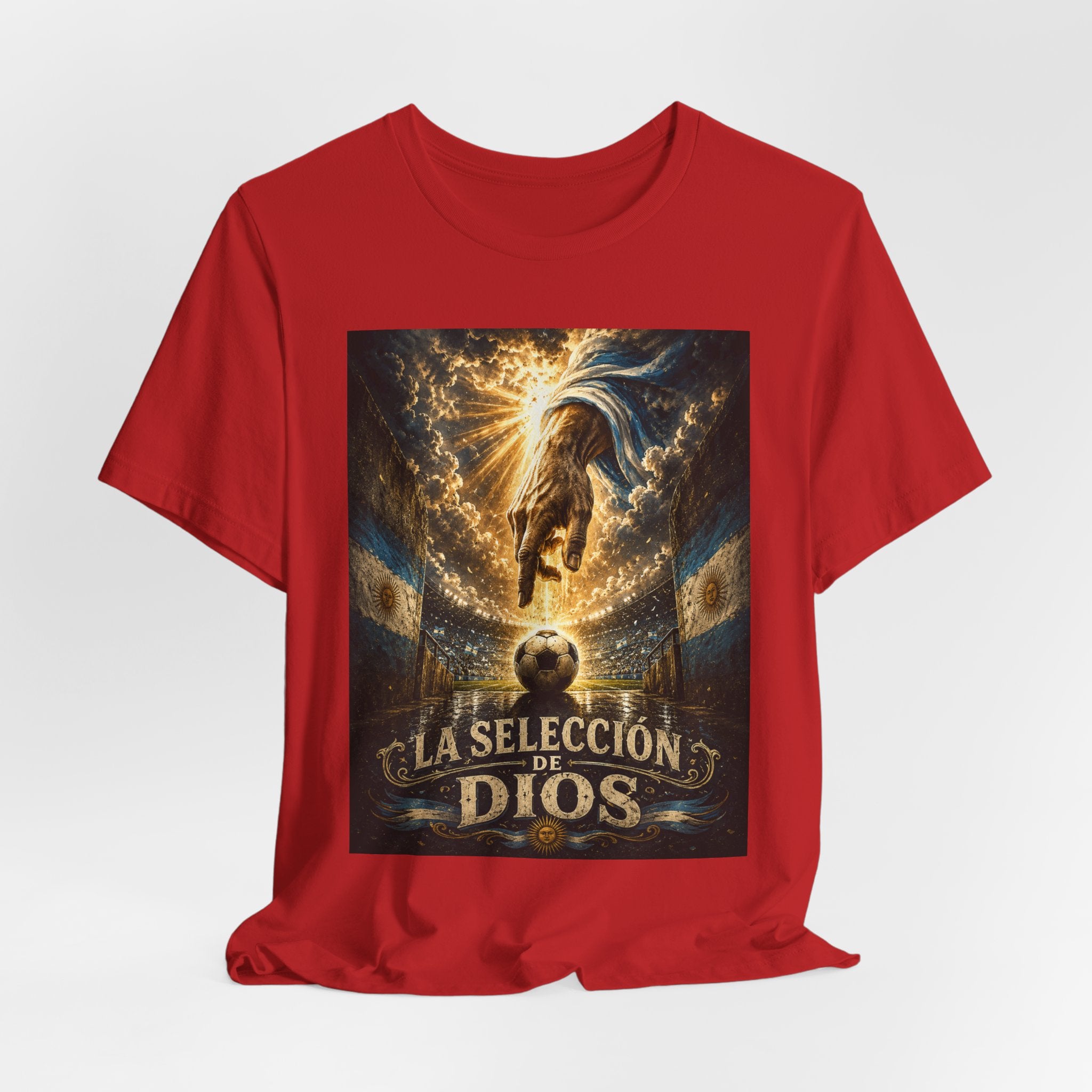 Soccer Faith T-Shirt — "La Selección de Dios" Graphic Tee