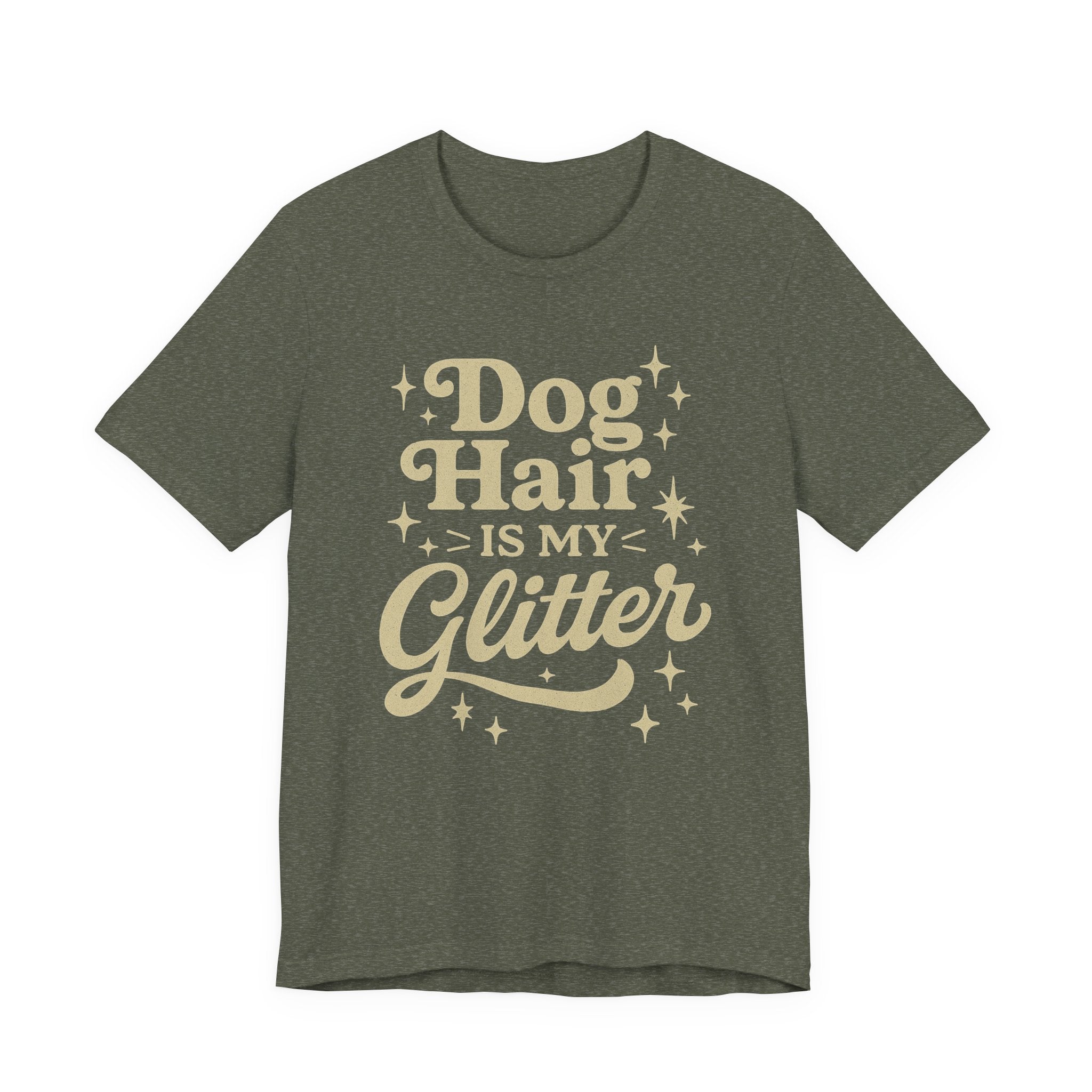 Dog Hair is My Glitter Unisex Jersey Tee - Perfect for Dog Lovers