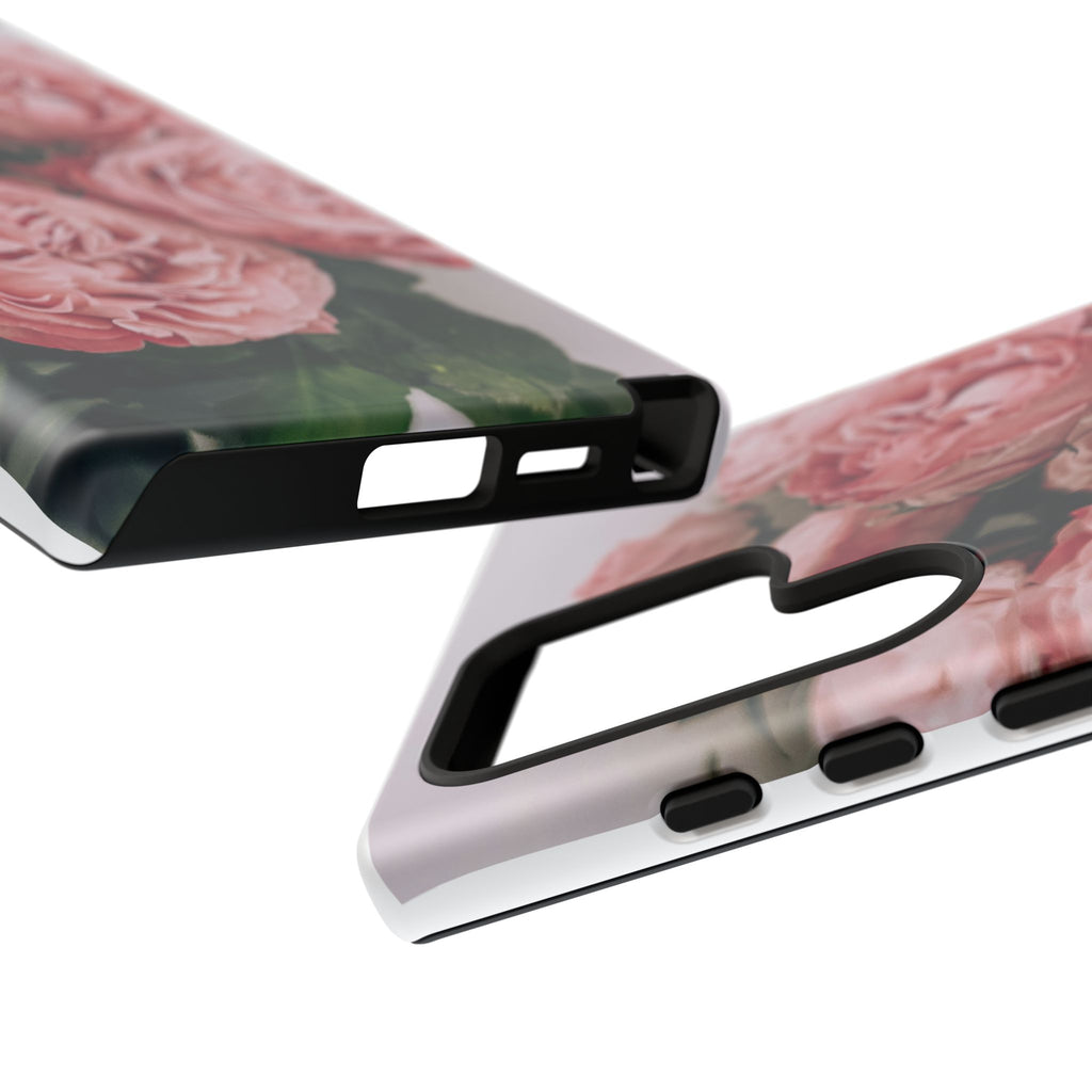Tough Case — Pink Peonies Floral Phone Case